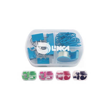 Set de papelería con estuché de plástico Trim