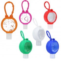 Gel antibacterial en botella para bolsillo