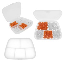 Pastillero RITA con broche y 5 compartimentos