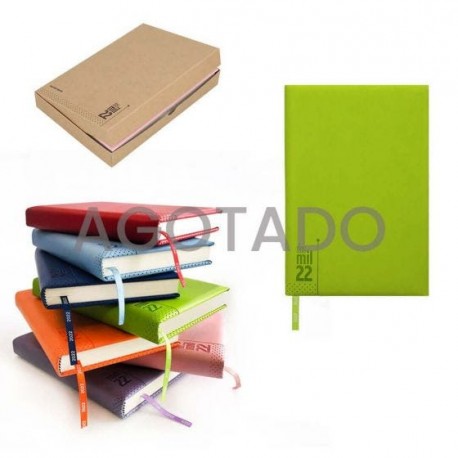 Agenda diaria 186 hojas de curpiel