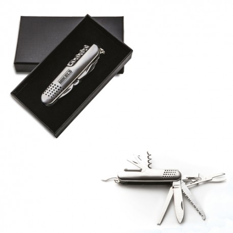Navaja de 11 funciones Lester con caja de regalo