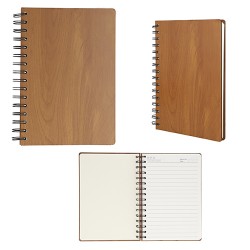 Libreta con pasta BOMBAY Madera