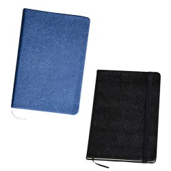 Libreta texturizada Diamond con apariencia metálica
