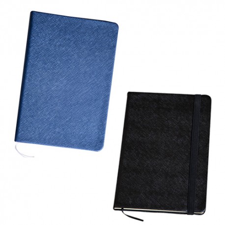 Libreta texturizada Diamond con apariencia metálica