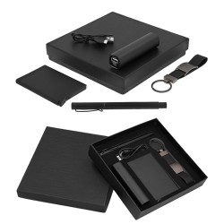 Set ejecutivo MENCH llavero pluma powerbank tarjetero