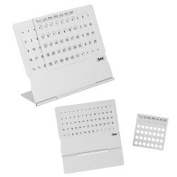 Calendario perpetuo CALENDO de aluminio