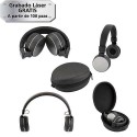 Audífonos de diadema plegables bluetooth manos libres recargables Logan