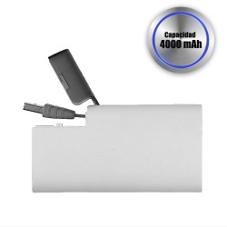 Batería Portátil de plástico cap 4000 mAh