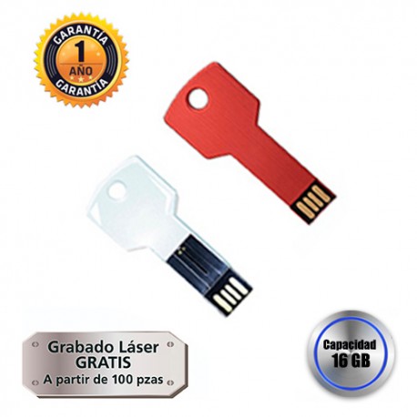 Memoria USB en forma de llave cap 16GB
