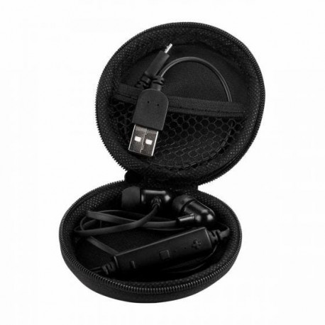 Audífonos bluetooth con batería recargable y estuche de cierre