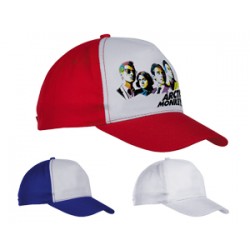 Gorra de 5 gajos con frente blanco Forester