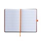 Libreta de 80 hojas tamaño A5 Safarin resorte de color