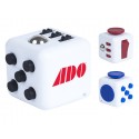 Cubo de plástico antiestrés con varias técnicas de relajación