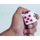 Cubo de plástico antiestrés con varias técnicas de relajación