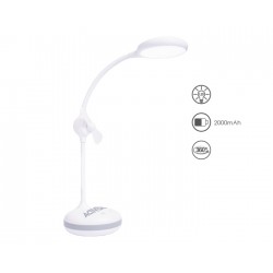 LAMPARA BLANC DE LUZ LED CON VENTILADOR