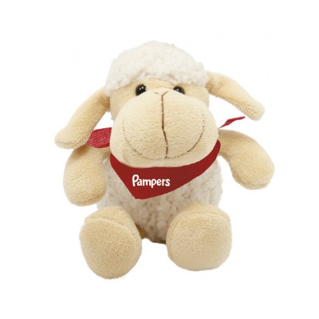 MUÑECO SHAUN DE PELUCHE EN COLOR BEIGE (BUFANDA A2544)