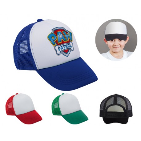 GORRA MARFIL DE POLIESTER Y MALLA
