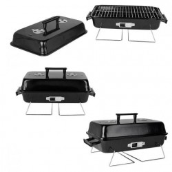Asador de meta color negro