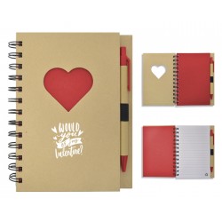 LIBRETA LOVELY CON ESPIRAL