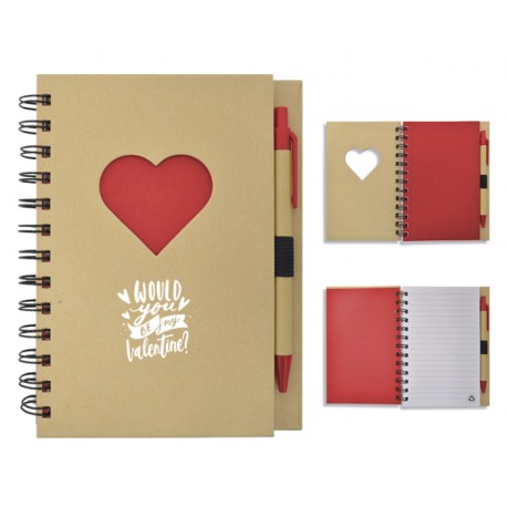 LIBRETA LOVELY CON ESPIRAL