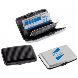 Estuche de aluminio portatarjetas