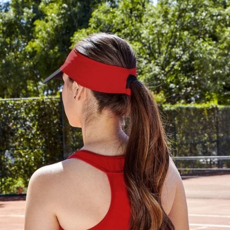 Visera con espacio para el cabello