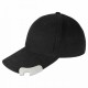 Gorra con destapador y broche de velcro color negro
