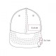Gorra con destapador y broche de velcro color negro